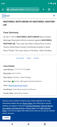 heather lee and Keith Bryan filed for divorce 2019